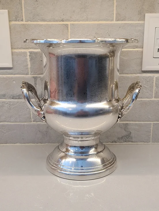 Vintage Silver Plate Trophy Champagne Bucket - Picture 5 of 8
